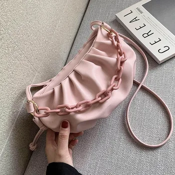 

Candy Color Cloud Cross Bags For Women 2020 Summer Cute Shoulder Messenger Bag Lady Crossbody Handbags