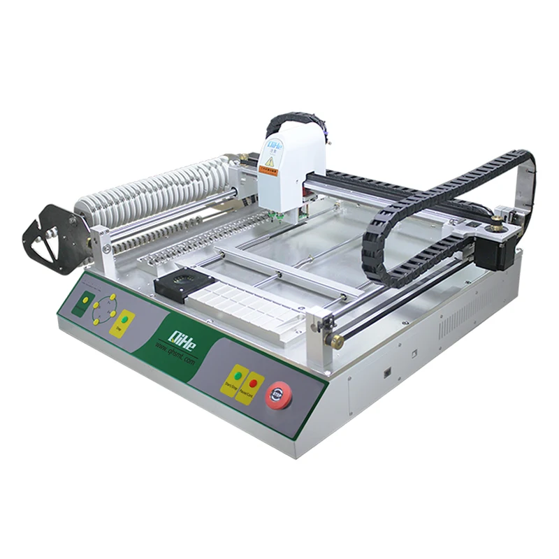 

Qihe SMT Production Line Double LED Vision Automatic High Speed Pick and Place Machine With nozzle