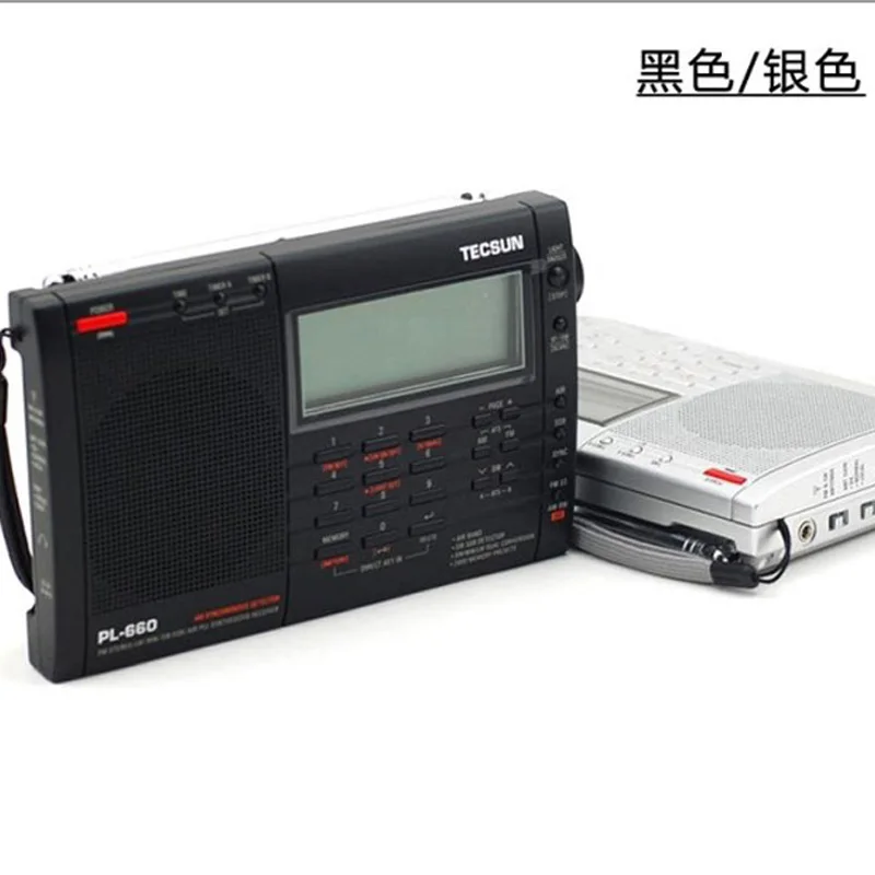 Tecsun Pl-660 A Onde Corte Singola Banda Laterale Aviazione Portatile Banda Completa Pl680 Radio