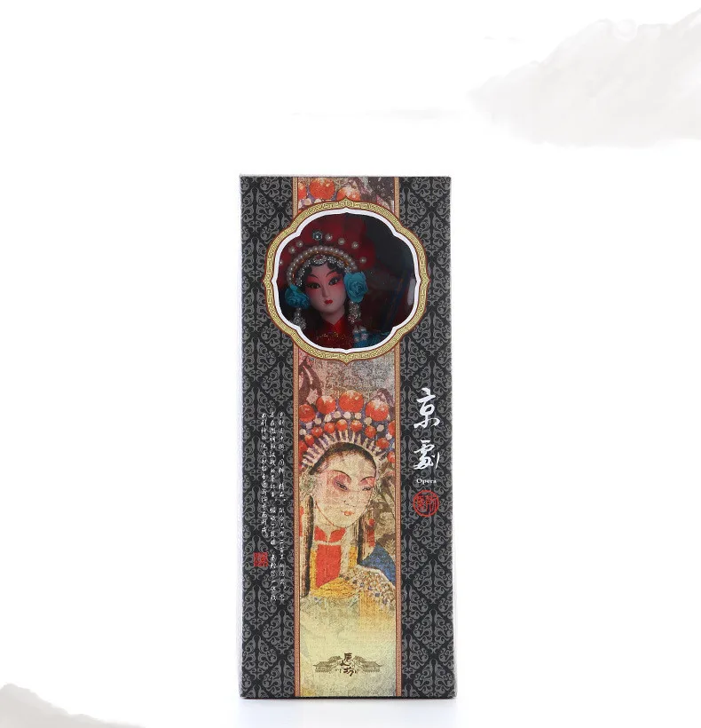 Пекинская сувенирная кукла монах украшения китайский стиль Особенности Небольшие подарки Пекинская опера персонажи Facebook вечерние сувениры с коробкой