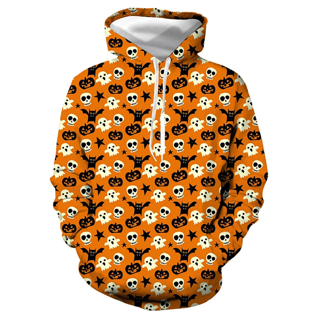 Feitong Hip Hop Winter Hoody Harajuku Scary Halloween Lover 3D Print Men Sweatshirts New Hoodies Pullovers Men Sweatshirts