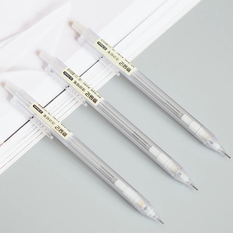 Automatic Pencils Matte Plastic Students School Drawing 0.5MM Cute Mechanical Writing Tool Stationery Children Kawaii