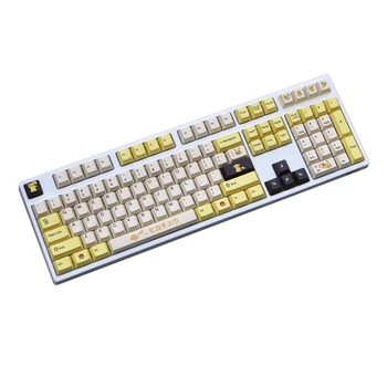 1 full set PBT dye subbed key cap for mx switch mechanical keyboard Cherry profile keycaps for IKBC FILCO Peach Pika FC 1