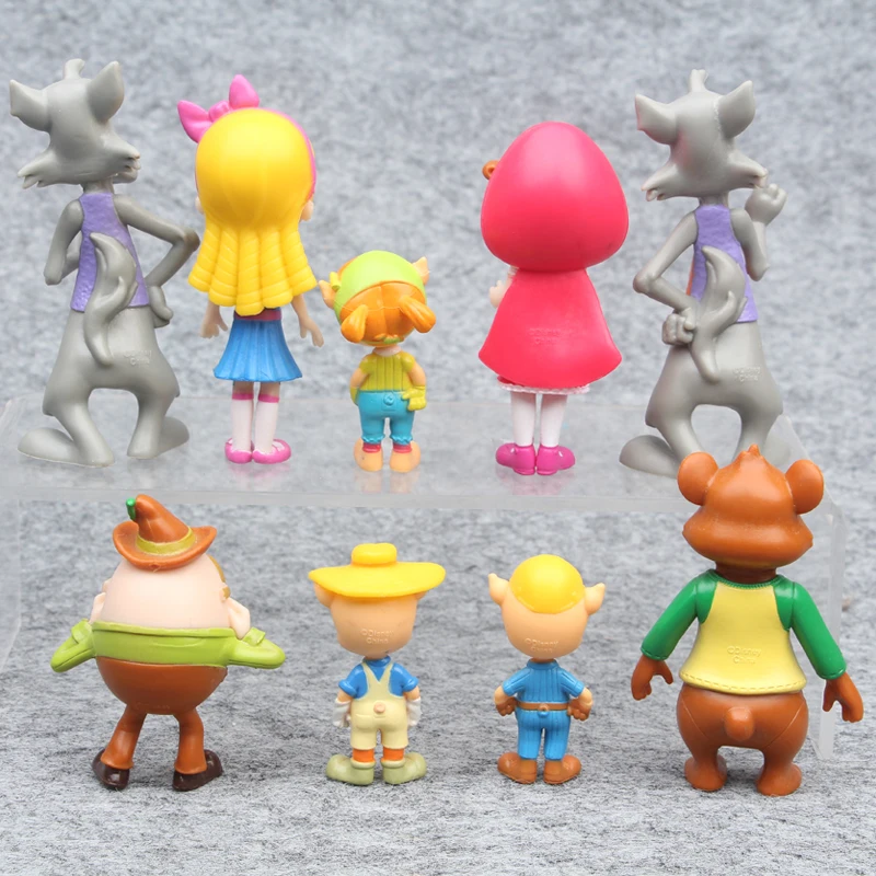 Игрушки Goldie and Bear lock Jack Red Big Bad Wolf фигурка 9 шт./компл.|Игровые фигурки и