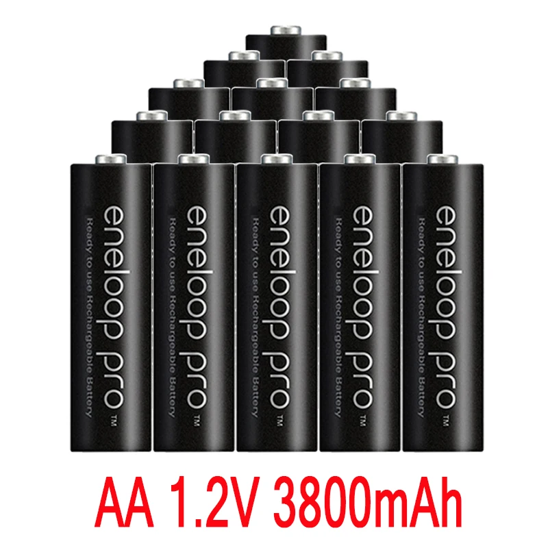 Panasonic eneloop батарея основная батарея Pro AA 3800 MAH 1,2 V Ni-MH камера игрушка Подогрев перезаряжаемая батарея+ зарядное устройство