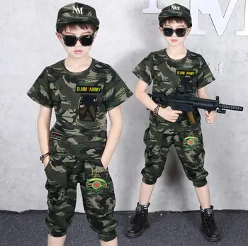 

Children Clothing Sports Suit Boy Summer Set Two-piece Children's Wear stitching suit 4 6 8 10 12 14 16 Years old Child clothes