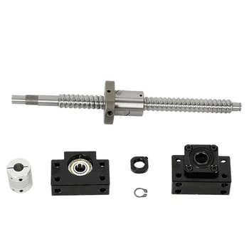 

TOP!-Ball Screw SFU1605 Anti-Backlashed L360MM & BF12/BK12 End Support +Coupler Set