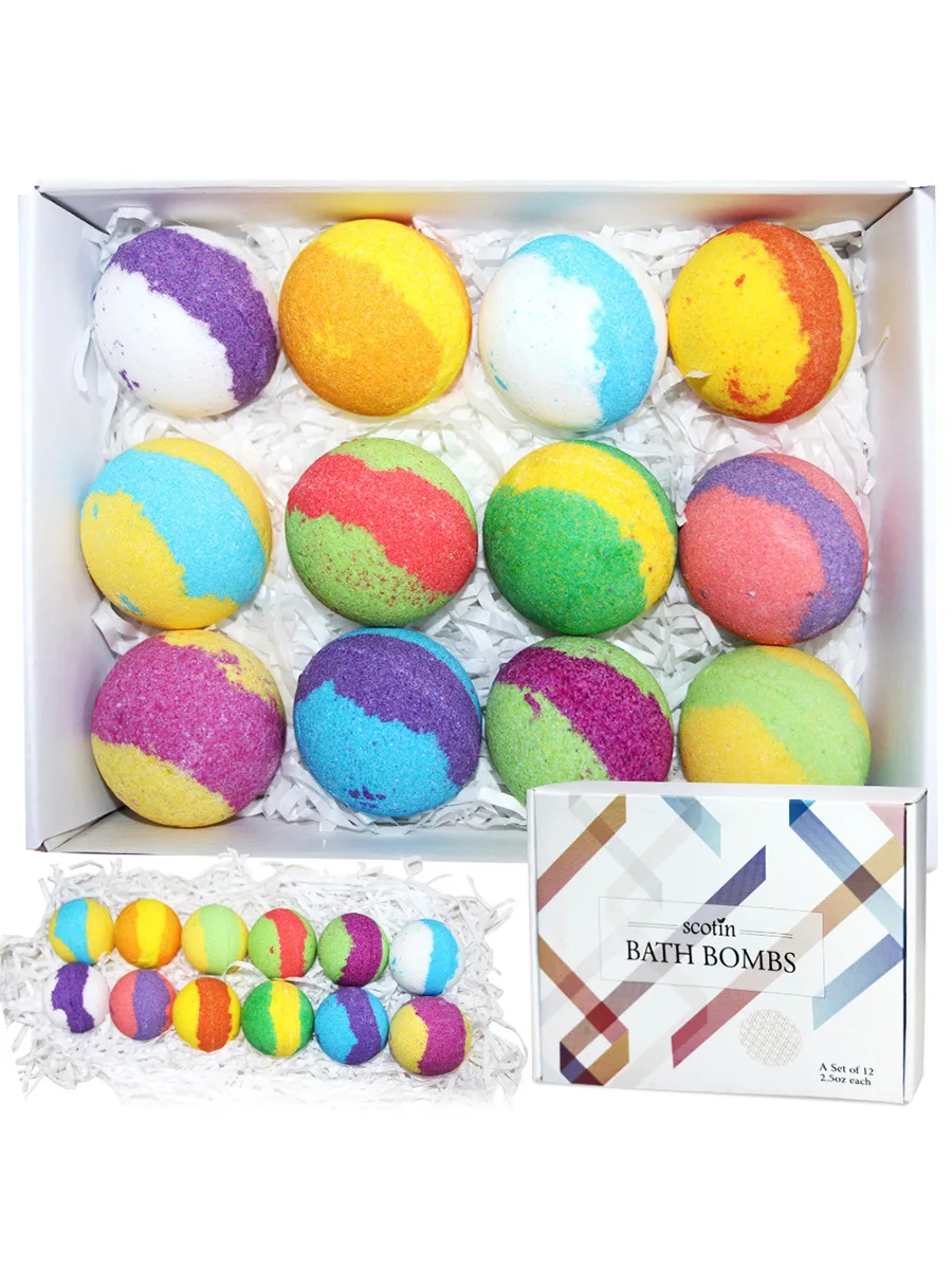 

Yu yan qiu Floating-Shaped Sphere Explosion Set 70gx12 a Essential Oil Bath Ball Bath Bombs Loofah
