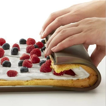 

Silicone Oven Mat Thickened Non-Stick Silicone Swiss Roll Pad Mould Rolling Pad Bakeware Baking Tool Cake Roll Mat Cake Pad