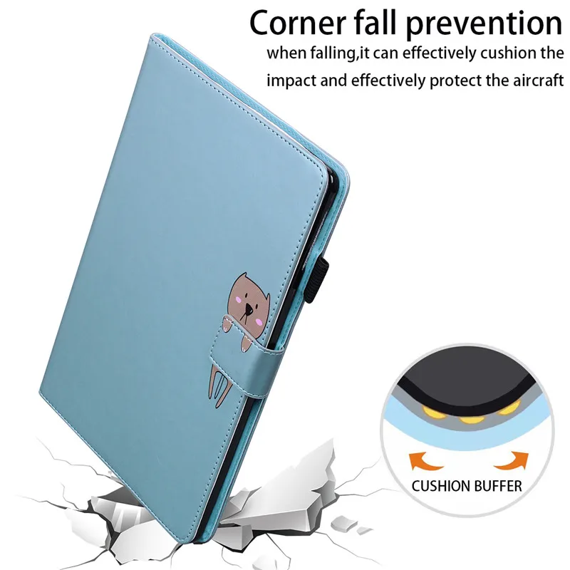 Capa para Tablet Padrão Kawaii bonito, Capa
