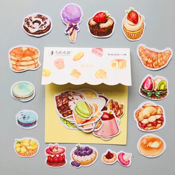 

40 pcs /Bag Sweet Cakes & Bread Decoration Stickers Adhesive Stickers DIY Stick Label