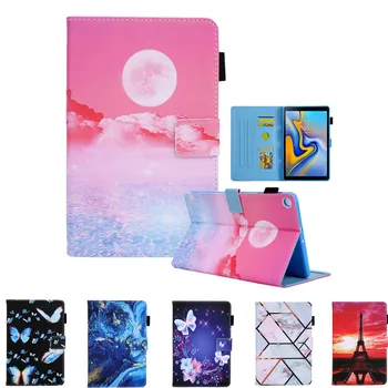 

Flip Stand Print PU Leather Shell Cover Funda Case For Samsung Galaxy Tab A 8.0 2019 SM-T290 SM-T295 SM-T297 T290 T295 Tablet