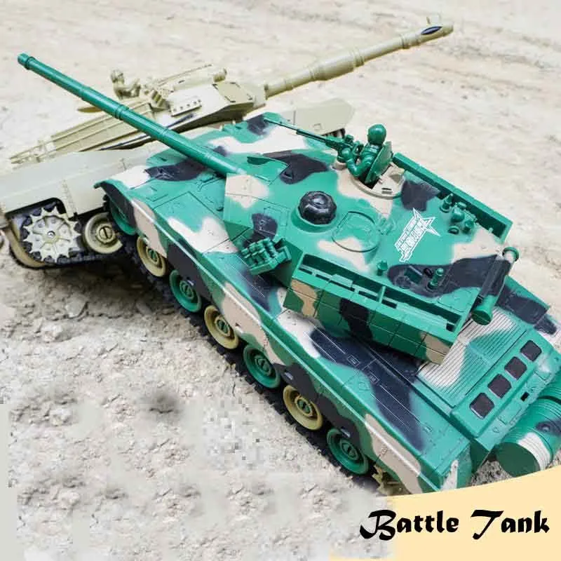 Rc Battle Tank в стиле милитари радиоуправляемая съемка Танк дистанционного