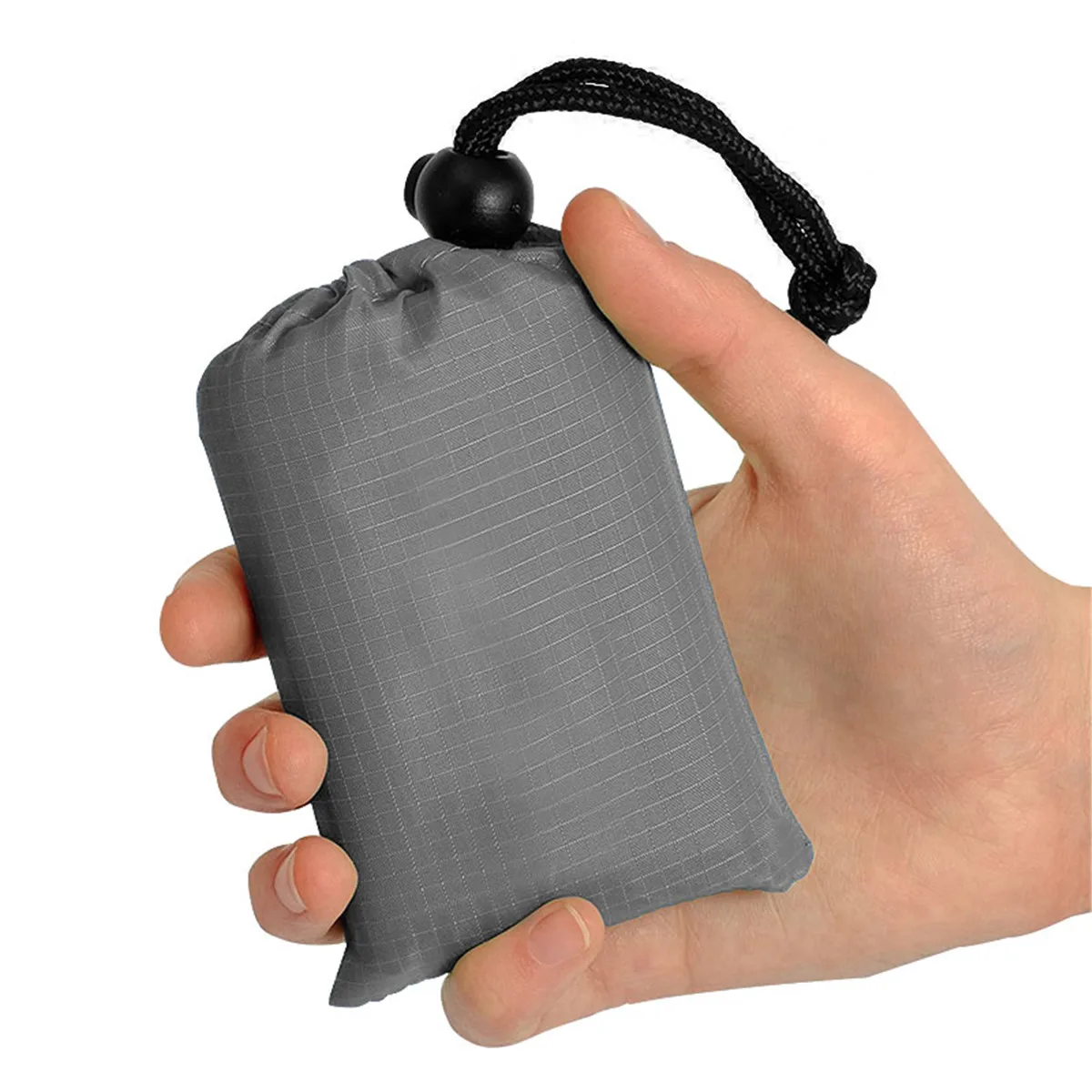 Grey 152x140 см походный коврик для путешествий, пикника, пляжа, ковер, матрас, газон, напольный коврик, складные походные аксессуары, сумка для хранения - Цвет: Grey