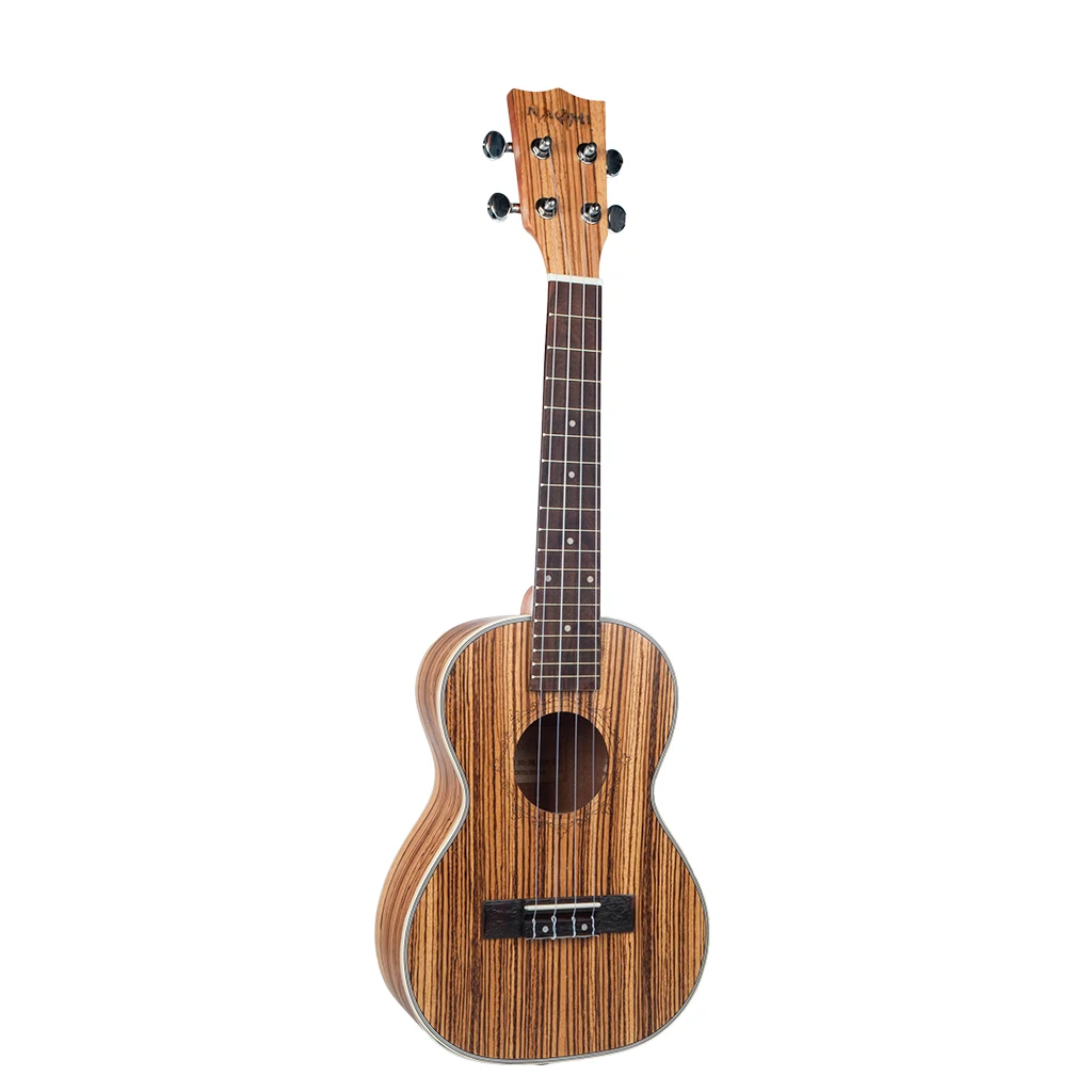 Укулеле концертная Гавайская гитара Гитара акустическая укулеле Zebrawood 4 струны Гавайская гитара 2" музыкальный струнный инструмент