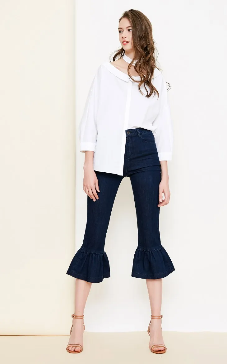 Vero Moda Новое поступление женские облегающие джинсы капри с высокой посадкой | 31836I501