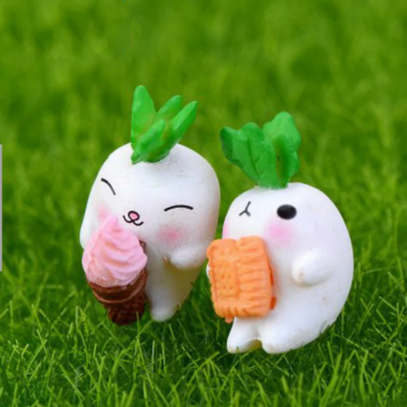 Fairy House Garden Miniatures Radish Doll Figurine Cake Desk Office Decor Home Decoration Accessories DIY Mini Micro Landscape | Дом и сад