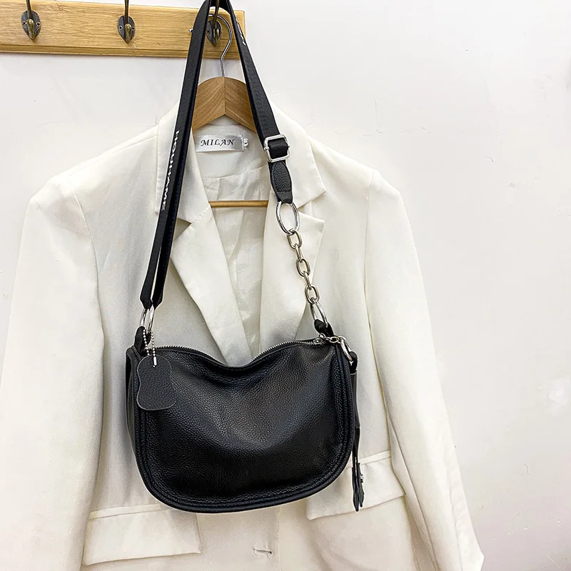 100% Genuine Leather Women Bag Natural Skin Shoulder Bags For  2021 New Shoulder Messenger Women Bag Luxury Simple Shoulder Bags