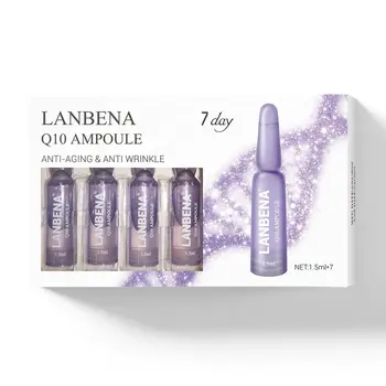 

LANBENA Serum Ampoule Hyaluronic Acid + Retinol Vitamin C + 24k Gold + Q10 + Ceramides Anti-Aging Wrinkles Moisturizing Beauty