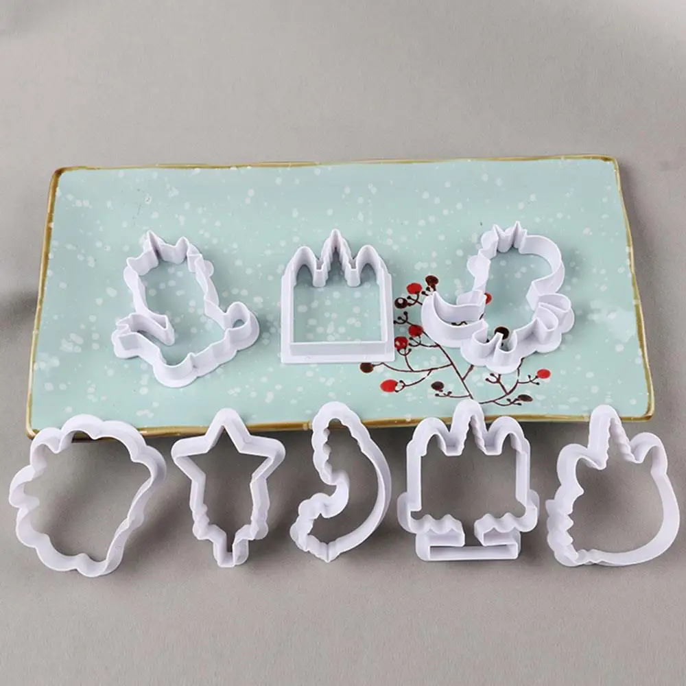 Eco-friendly форма для выпечки hprse 8 шт./компл. сахарные печенья Fondant(сахарная) формы безвкусный Форма для пирога, посуда для выпекания Кухня Свадебные Пластик