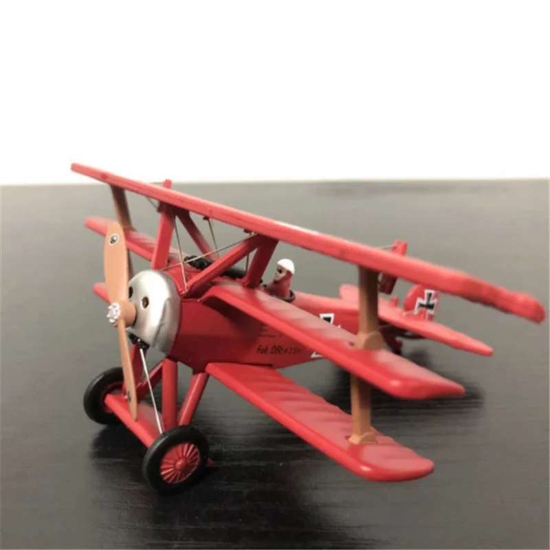 Коллекция 1: 172 масштаб WWI немецкий Fokker Dr. I Красный Барон три крыла модель самолета-истребителя Литой Сплав дисплей самолета