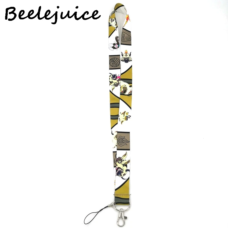 24 шт. Аватар appa собаки мультфильм Аниме Дети шеи ремень Lanyards ID значок брелок для ключей мобильный телефон ремень подарки