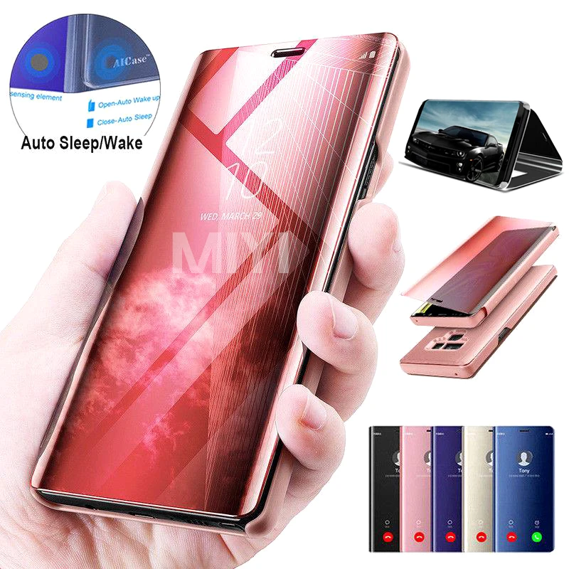 

Case Honor 7A Coque Stand Mirror Flip Case For Huawei Honor 8X 8S 8C 8A 7A 7C Pro Protective Shell Cover On Honer X8 A8 A7 C8 C7