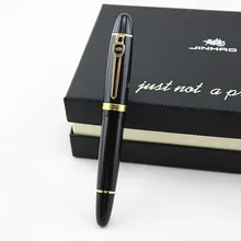 Jinhao 159 Nib металлическая авторучка роскошный бренд бизнес чернила для письма ручки для школы офисные канцелярские принадлежности