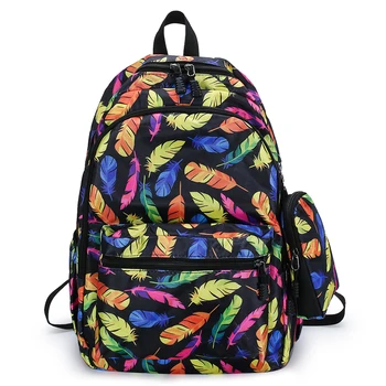 

backpack women Casual printing waterproof boys and girls Large capacity Backpack back to school bags for women 2020 backpack