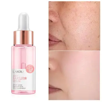 

Vitamin C Whitening Serum Hyaluronic Acid+New Makeup Primer Cherry Care Essence Face Wrinkle Anti Base Whitening Makeup E3V8