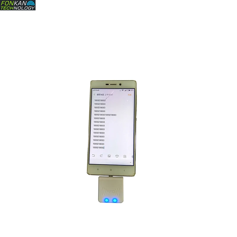 FONKAN мини портативный считыватель НЧ 125 кГц OTG USB Android Считыватель