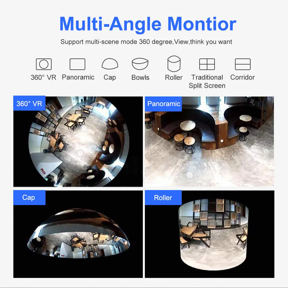 Беспроводная IP камера SNOSECURE 1080P HD двусторонняя аудиосвязь ночное видение