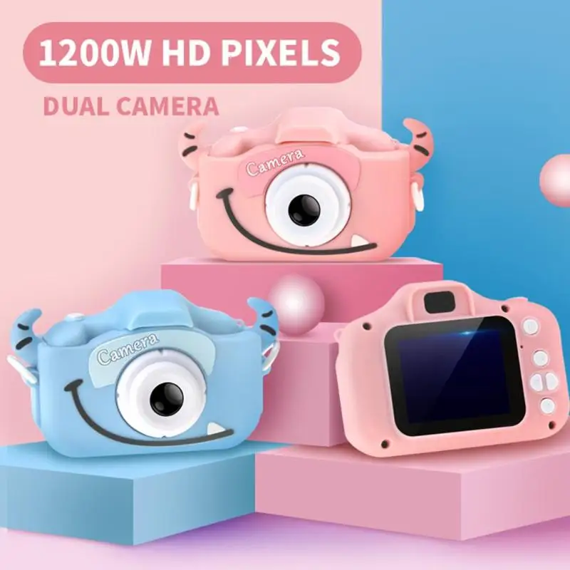 Цифровая мини камера Q1 для детей 1080P 12 МП видеоигра фото Детская подарок