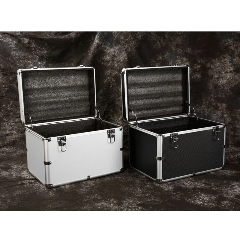 Алюминиевый ящик для инструментов портативный хранения запираемый чехол