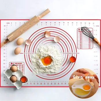 

Kitchen Accessories Non-stick Silicone Baking Mat Pizza Dough Maker Pastry Sheet Oven Liner Cooking Tools Bakeware Utensil Sale