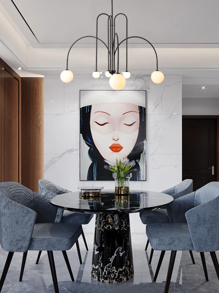 Nordic minimalist living room restaurant lamp creative personality study cafe clothing store art chandelier led chandelier,ceiling chandelier,led pendant light