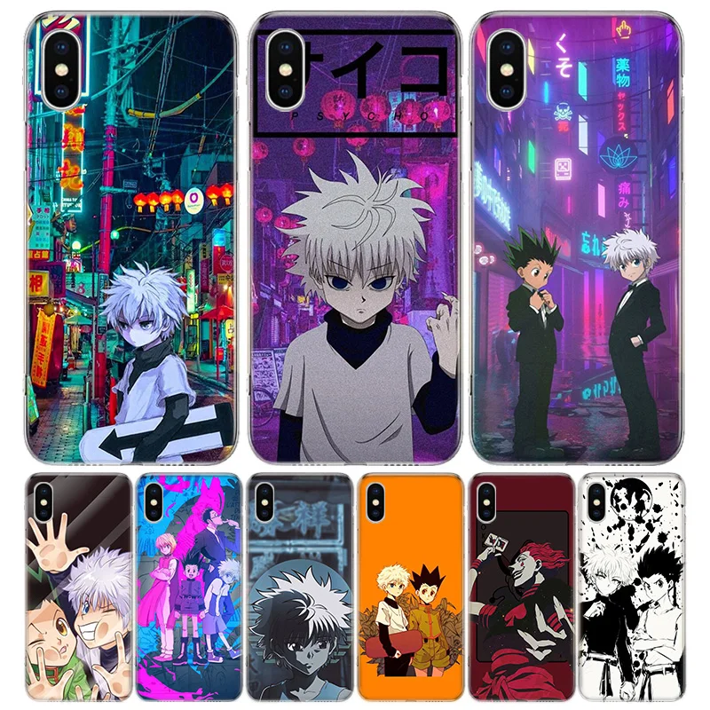 Чехол для телефона в стиле аниме Hunter x чехол Iphone 11 12 Mini Pro 7 6 X 8 6S Plus XS MAX + XR 5S SE 10 9
