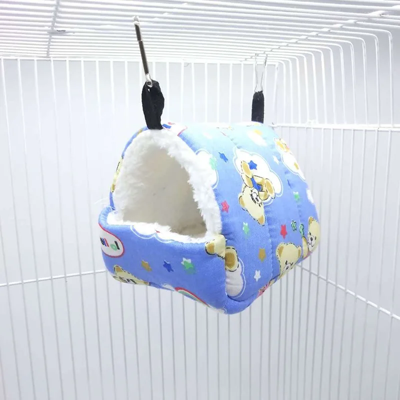 Pet крыса, хомяк гамак подвесная кровать собаки мелких животных: кролика, мягкий теплый домик клетка
