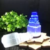 1PC Natural Selenite Lamp White Gemstones Ice Berg Hand Carved Lamp Around Crystal Ore Ornaments Craft Reiki Home Decor Collect 3