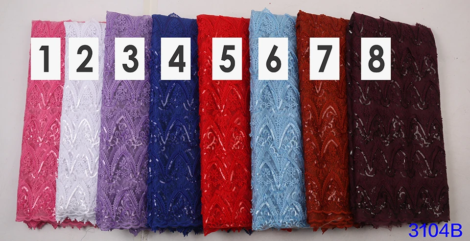 Небесно-голубая французская кружевная ткань Африканский вышитый тюль кружевная ткань с блестками нигерийские кружева ткани для свадебного платья KS3104B