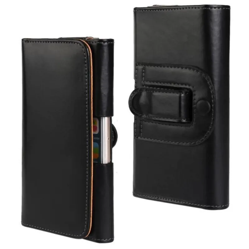 Universal Leather Phone Cover Waist Case For huawei honor 7C 7A 6A 4A 4C 4X 5C 5X P10 P9 P7 P8 Lite Holster Bag Belt Pouch