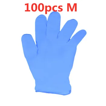 

100pcs Disposable Latex Vinyl Gloves Desechable Powder Cleaner Nitrile Blue /Food/Rubber/Garden/Kitchen Home Cleaning