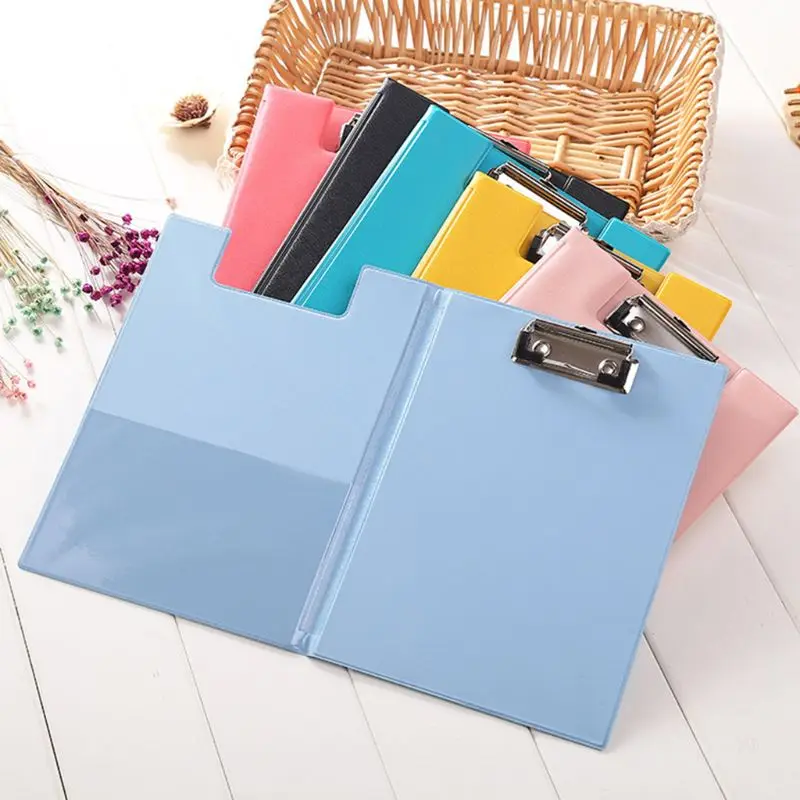 A5 Waterproof Clipboard Writing Pad File Folder Document School Favor Holde CL
