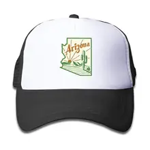 Детская Аризона кактус бейсболка для дальнобойщика Регулируемая сетка шляпа Девочка Мальчик