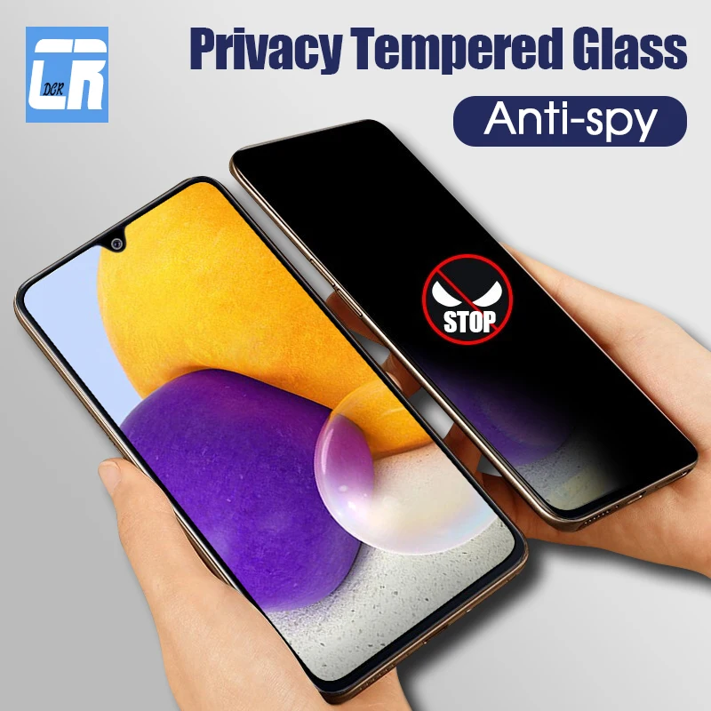 

Privacy Anti-spy Tempered Glass for Samsung Galaxy A51 A71 A52 A72 A32 A42 A12 A21 F12 F02 M12 M02 M31 M21S M51 Screen Protector