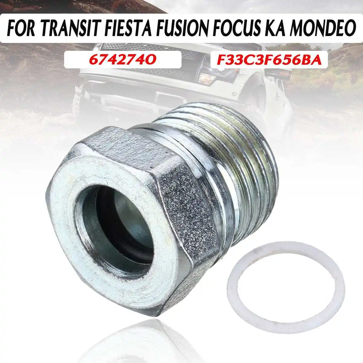 1 шт. Насос гидроусилителя руля Union Nut 6742740 для Ford Transit Fiesta Fusion Focus KA Mondeo|Поворотные