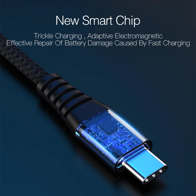 Кабель usb type-C, 0,3 м, 1,2 м, 3 А, быстрая зарядка для samsung S10, S9, huawei, быстрая зарядка, type-C, зарядка для мобильного телефона Xiaomi 9, USB C