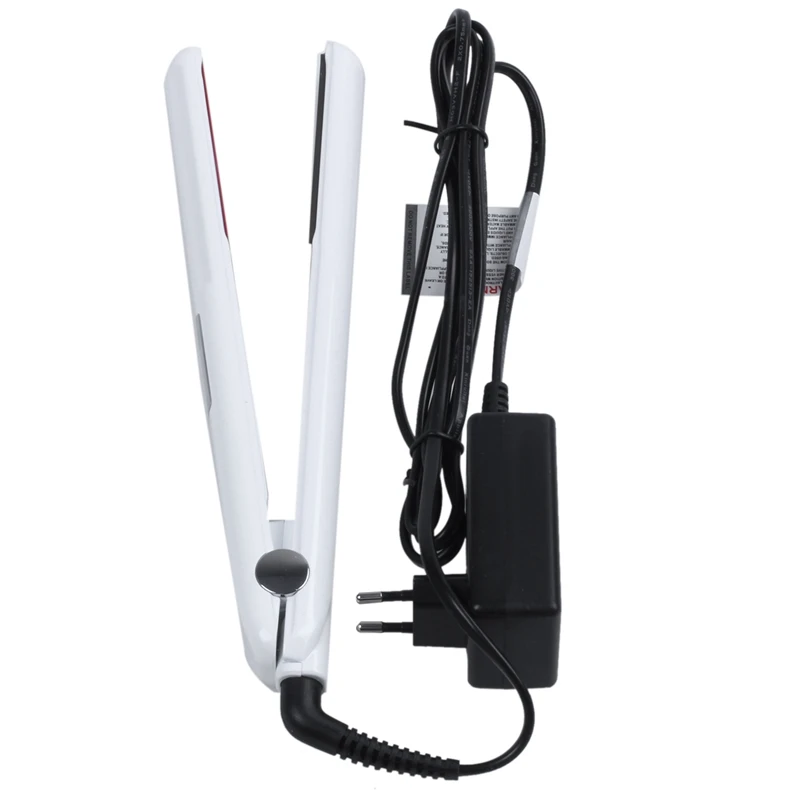 

Ultrasonic & Infrared Hair Care Iron Recovers The Damaged Hair Hair Treament Styler Cold Iron Hair Care Treatment White EU Plug