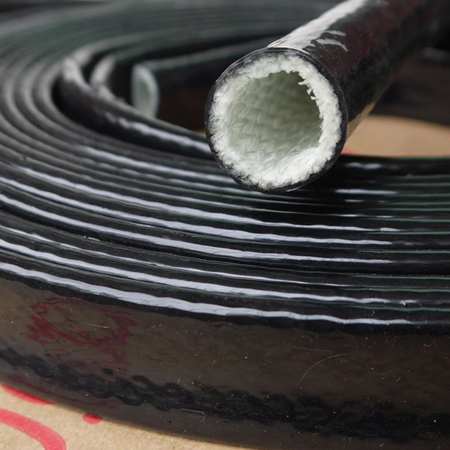 Fibreglass Fire Sleeving 4 - 70 mm Silicone Protective Heat Shield Sleeve Black(Sample) | Обустройство дома