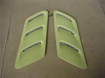 

Pair of 25CM*7CM Universal Fiberglass Fender Hood Bonnet Scoops Vents Type F12